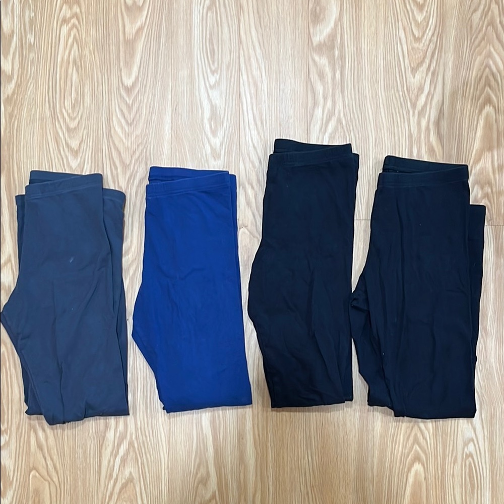 Lot of 4 Okd navy Leggings, size XL 14-16 plus